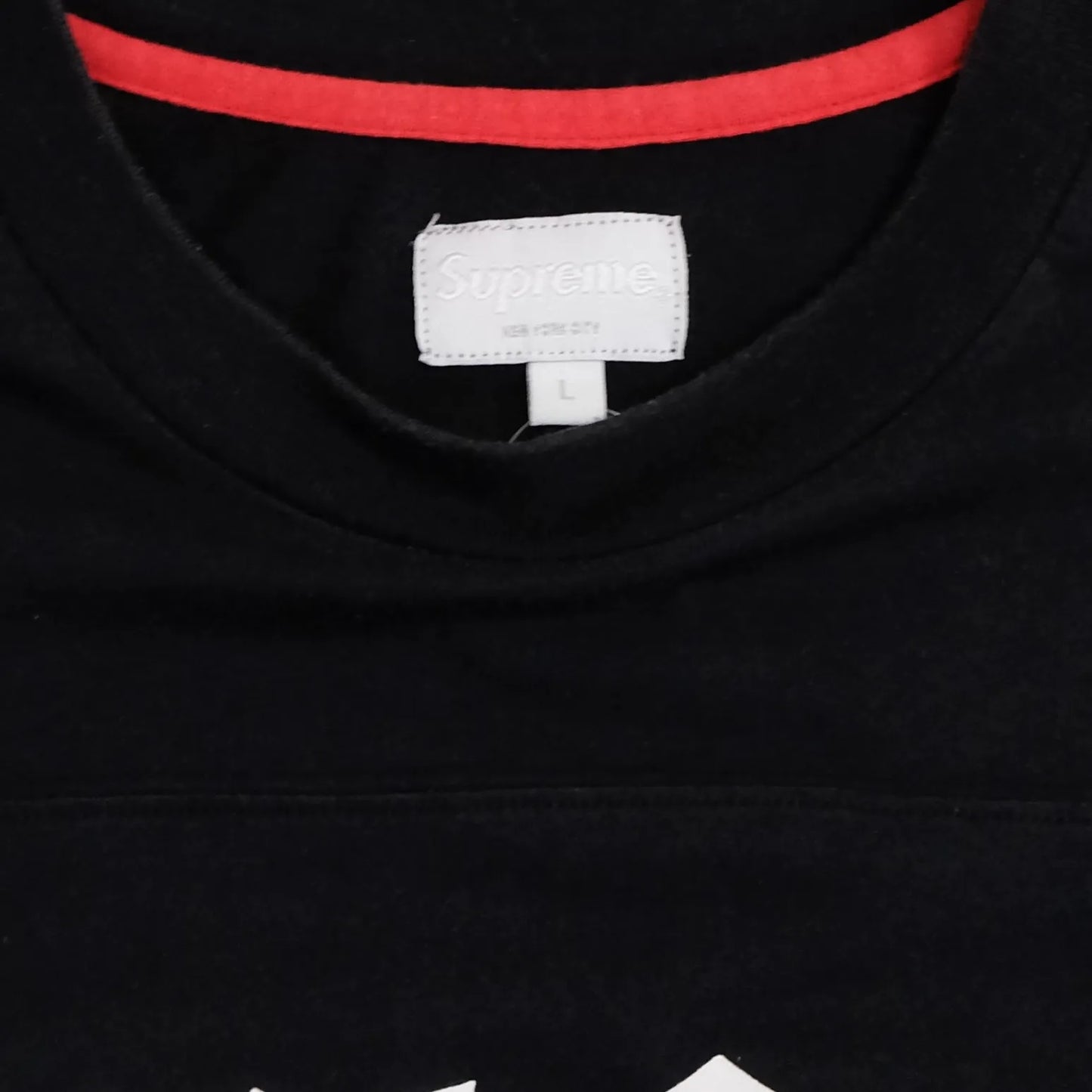 SUPREME WHITE CASTLE FOOTBALL TOP BLACK