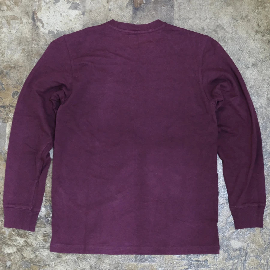SUPREME SNOW MOUNTAIN LONG SLEEVE T-SHIRT BURGUNDY