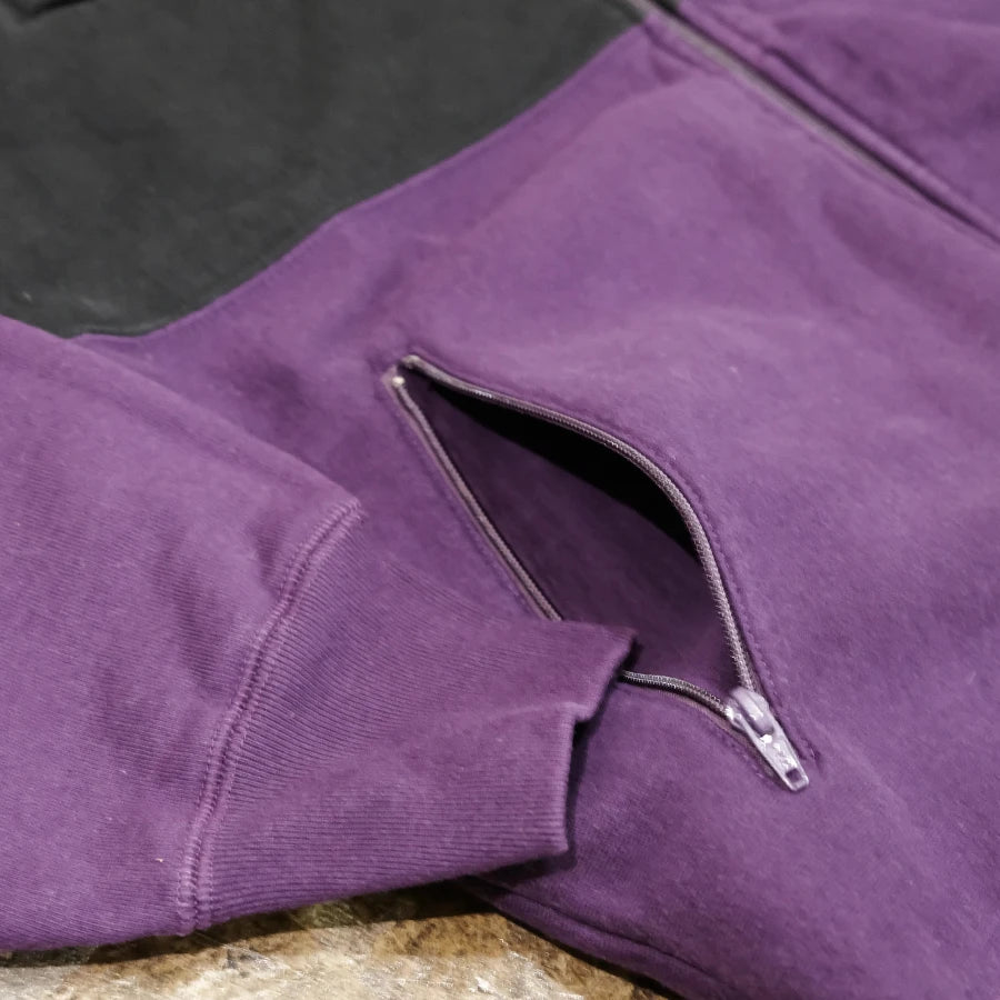 SUPREME OUTDOOR HEAVY WEIGHT ZIP UP HOODY PURPLE