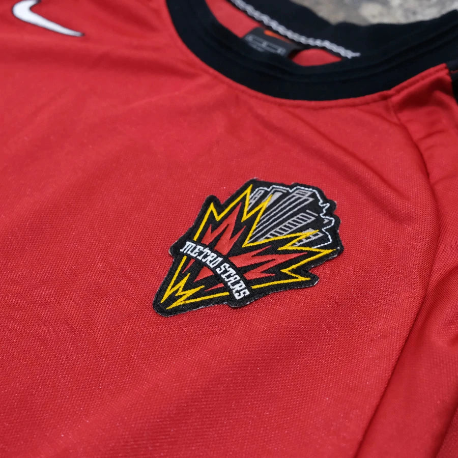 NIKE NEW YORK METRO STARS SOCCER JERSEY RED