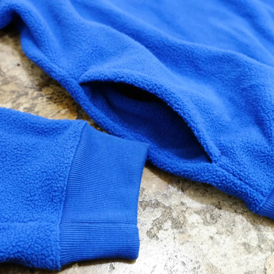 POLO RALPH LAUREN HALF ZIP FLEECE BLUE