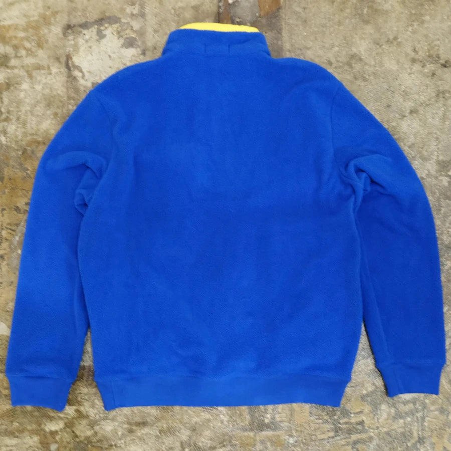 POLO RALPH LAUREN HALF ZIP FLEECE BLUE