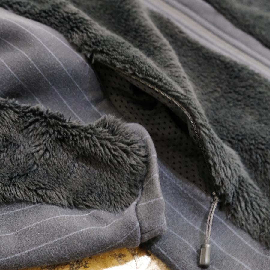 UNIFORM EXPERIMENT FRAGMENT FLEECE JACKET BLACK