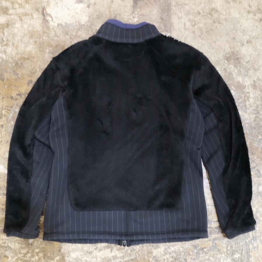 UNIFORM EXPERIMENT FRAGMENT FLEECE JACKET BLACK