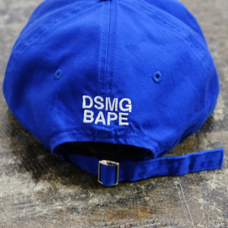 BAPE DSMG 6 PANEL HAT BLUE
