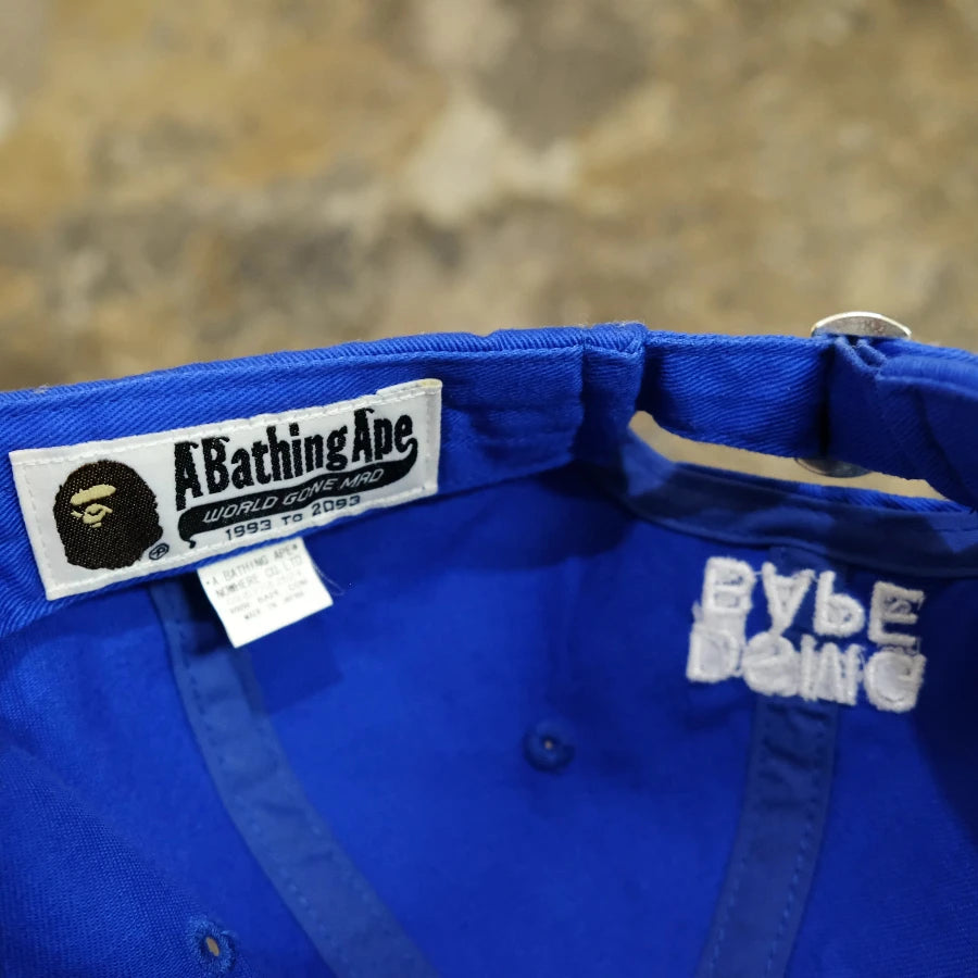 BAPE DSMG 6 PANEL HAT BLUE