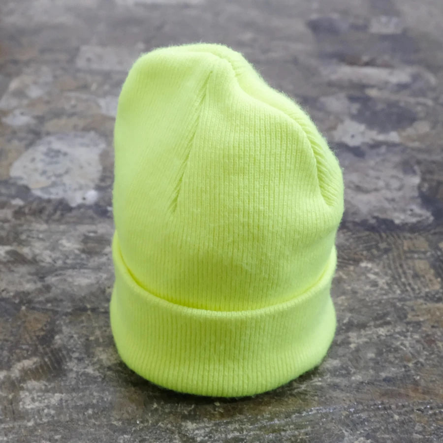 QUARTER SNACKS 25¢ WATCH HAT NEON YELLOW