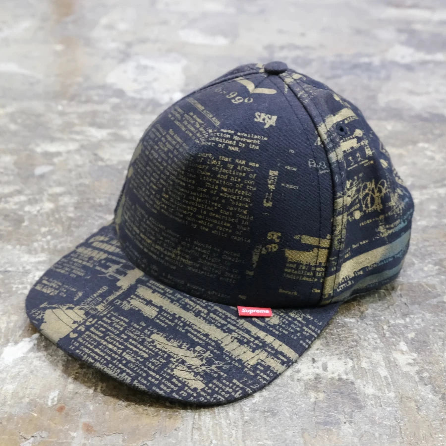 SUPREME NEW YORK FBI SNAPBACK HAT BLACK