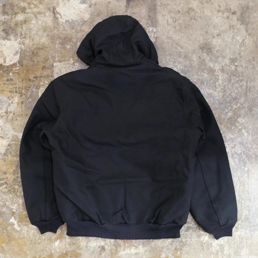 CARHARTT FIRM DUCK INSULATED FLANNEL-LINED ACTIVE JACKET BLACK
