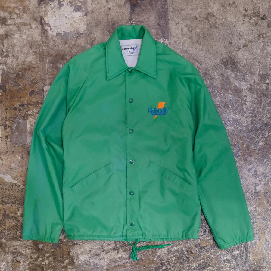 SWINGSTER GATORADE COACH JACKET GREEN