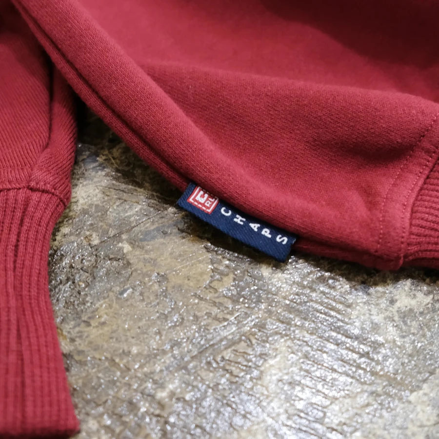 CHAPS RALPH LAUREN SWEAT SHIRT BURGUNDY