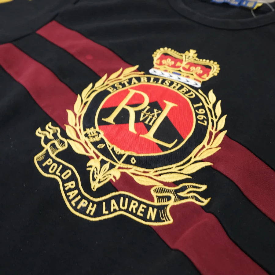 POLO RALPH LAUREN SWEAT SHIRT BLACK