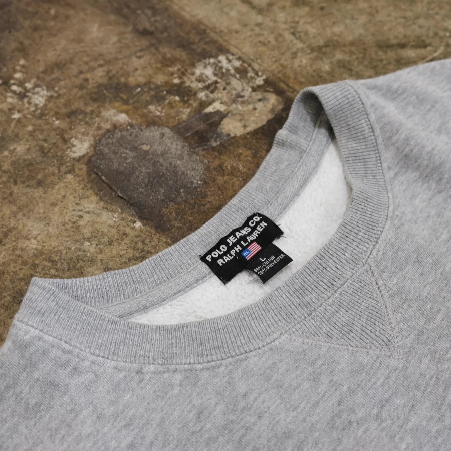 POLO JEANS RALPH LAUREN COMPANY SWEAT SHIRT GREY
