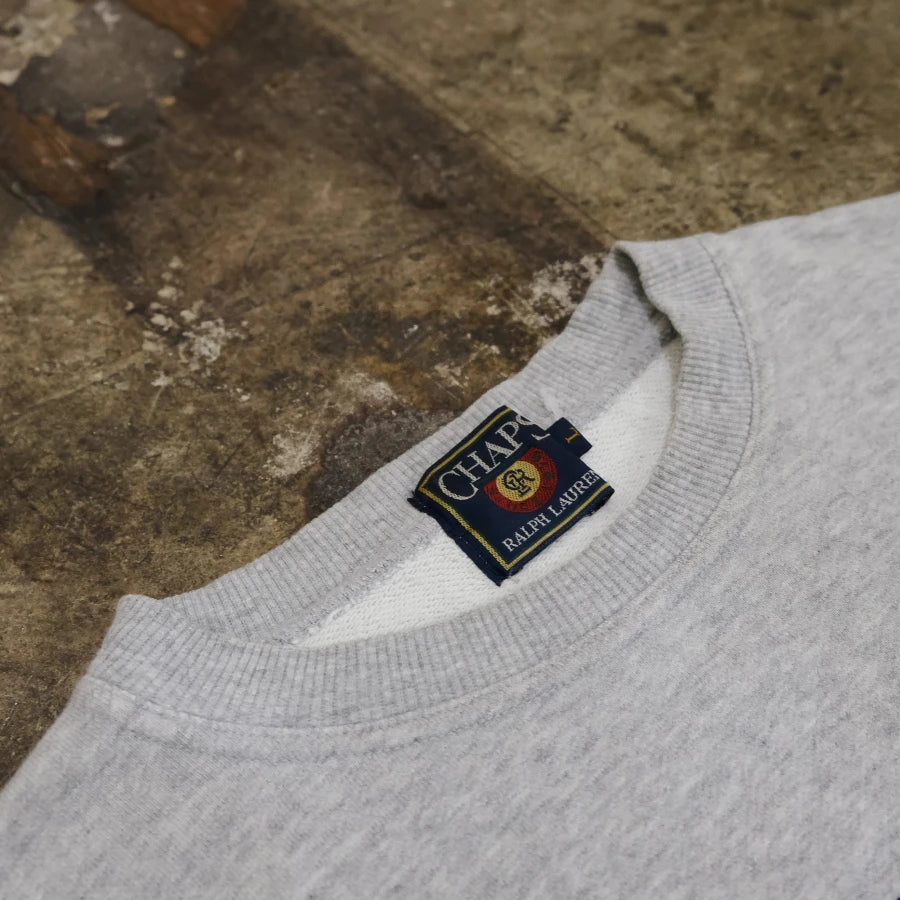 CHAPS RALPH LAUREN CRL SWEAT SHIRT GREY