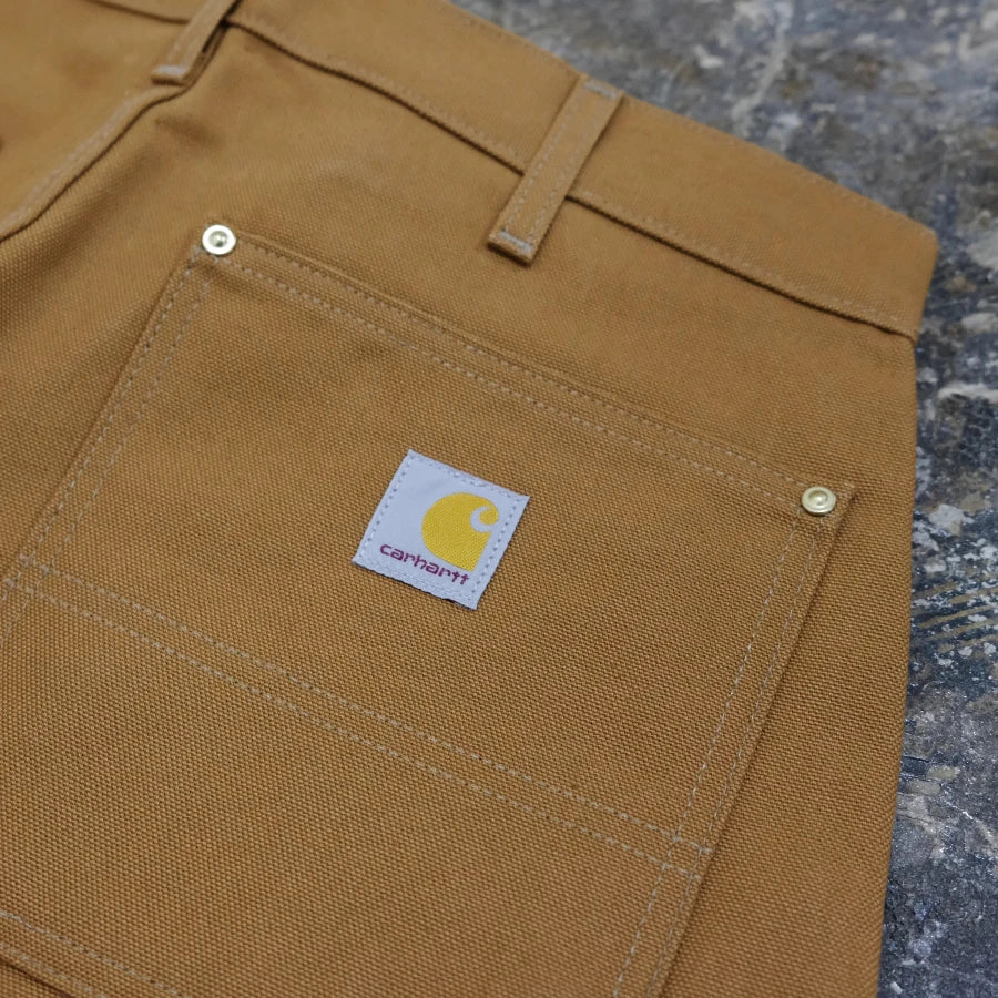 CARHARTT LOOSE FIT FIRM DUCK DOUBLE-FRONT UTILITY WORK PANTS BEIGE