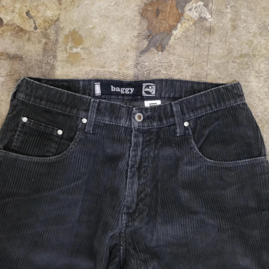 LEVI'S SILVERTAB BAGGY CORDUROY PANTS BLACK
