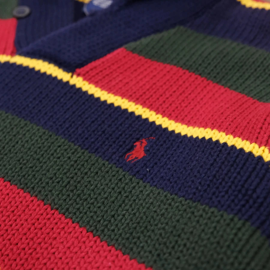 POLO RALPH LAUREN STRIPE HAND KNIT SWEATER MULTI