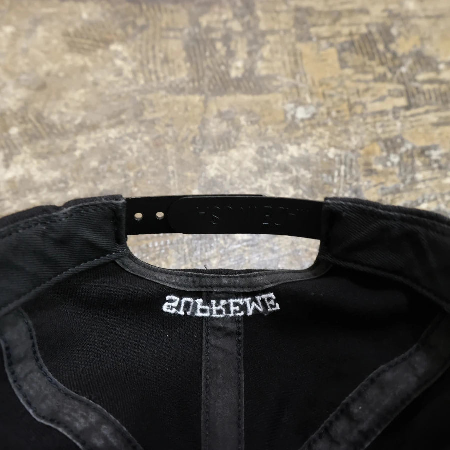 SUPREME NO LIMIT SNAPBACK HAT BLACK