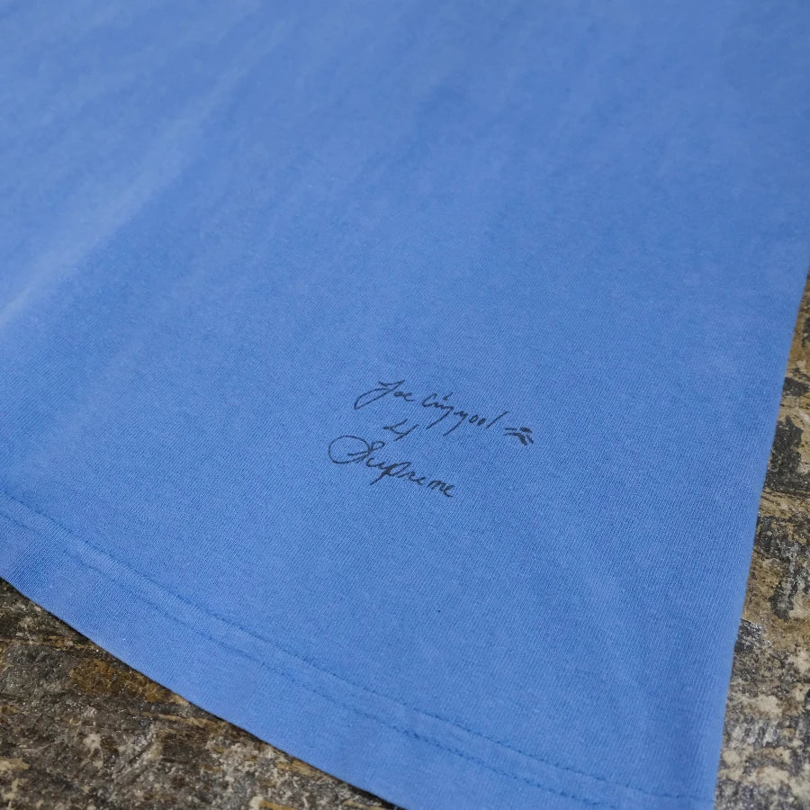 SUPREME JOE COOL BOX LOGO T-SHIRT BLUE