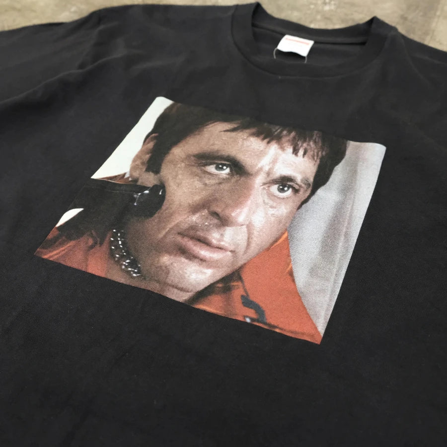 SUPREME SCARFACE SHOWER T-SHIRT BLACK