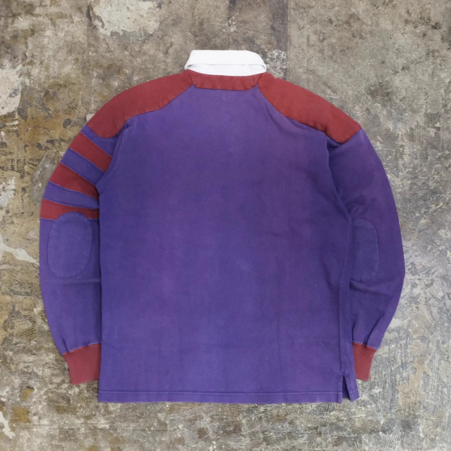 POLO RALPH LAUREN RUGBY SHIRT PURPLE