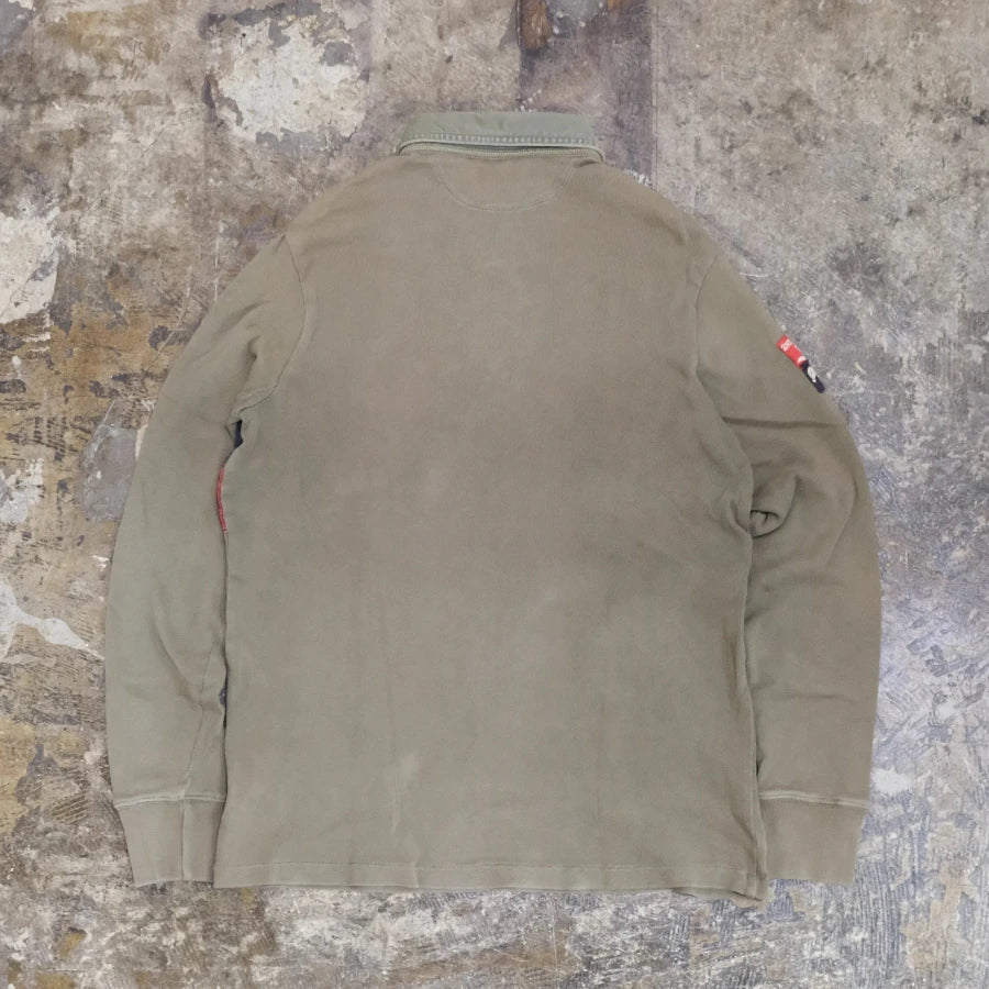 POLO RALPH LAUREN 2ND REGT RUGBY SHIRT OLIVE