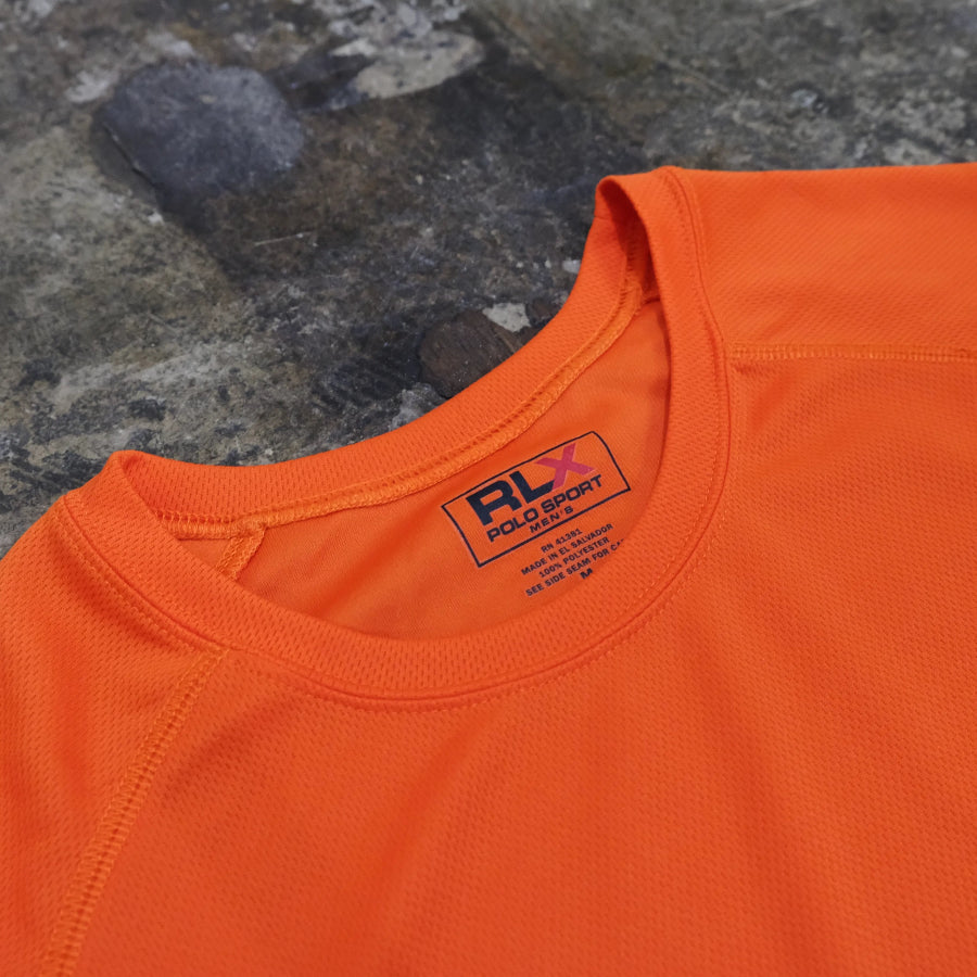 RLX POLO SPORT RALPH LAUREN SOCCER SHIRT ORANGE