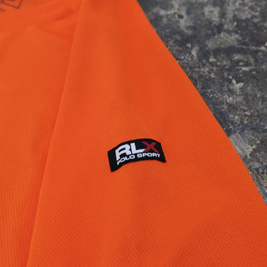 RLX POLO SPORT RALPH LAUREN SOCCER SHIRT ORANGE