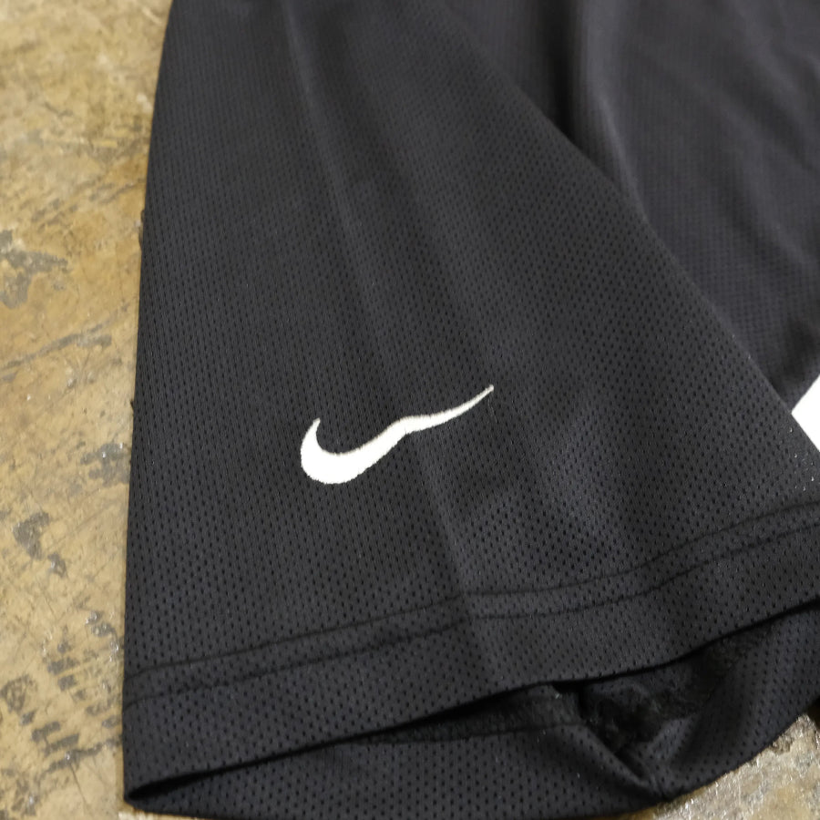 NIKE TENNIS SHIRT BLACK WHITE