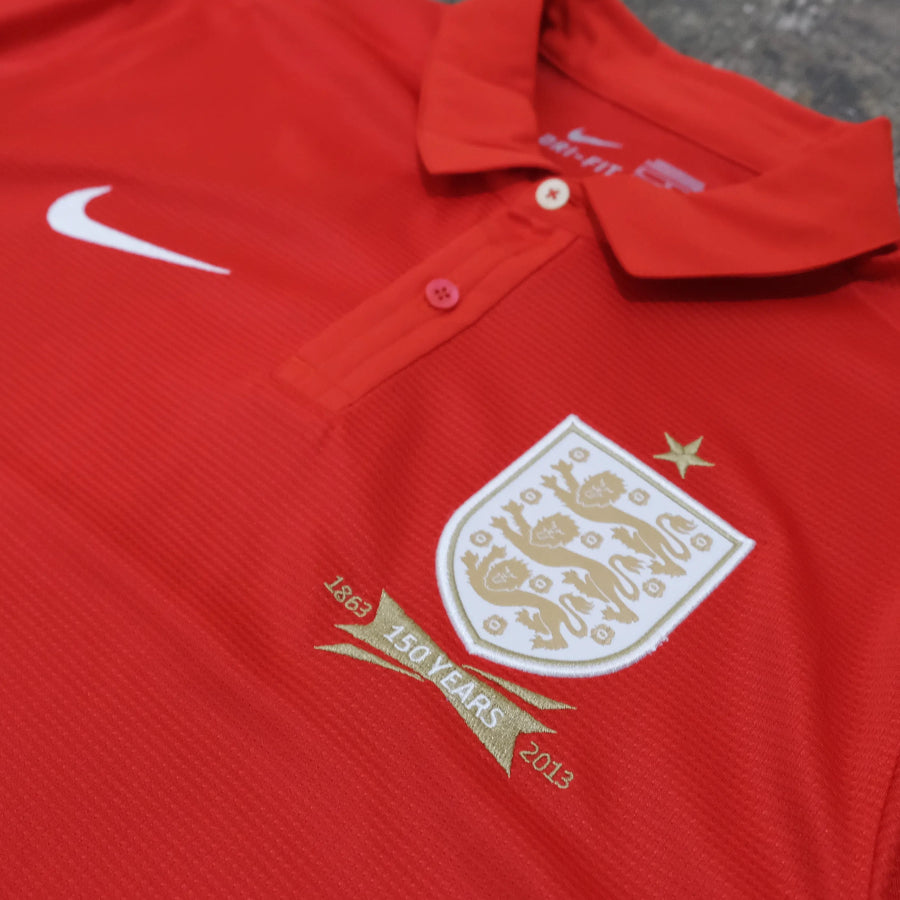 NIKE ENGLAND 150 YEARS SOCCER JERSEY RED