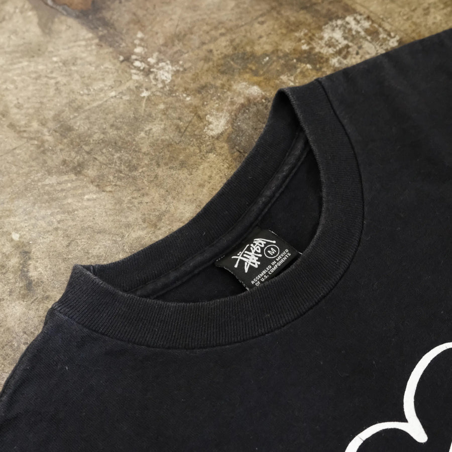 STUSSY HAZE T-SHIRT BLACK