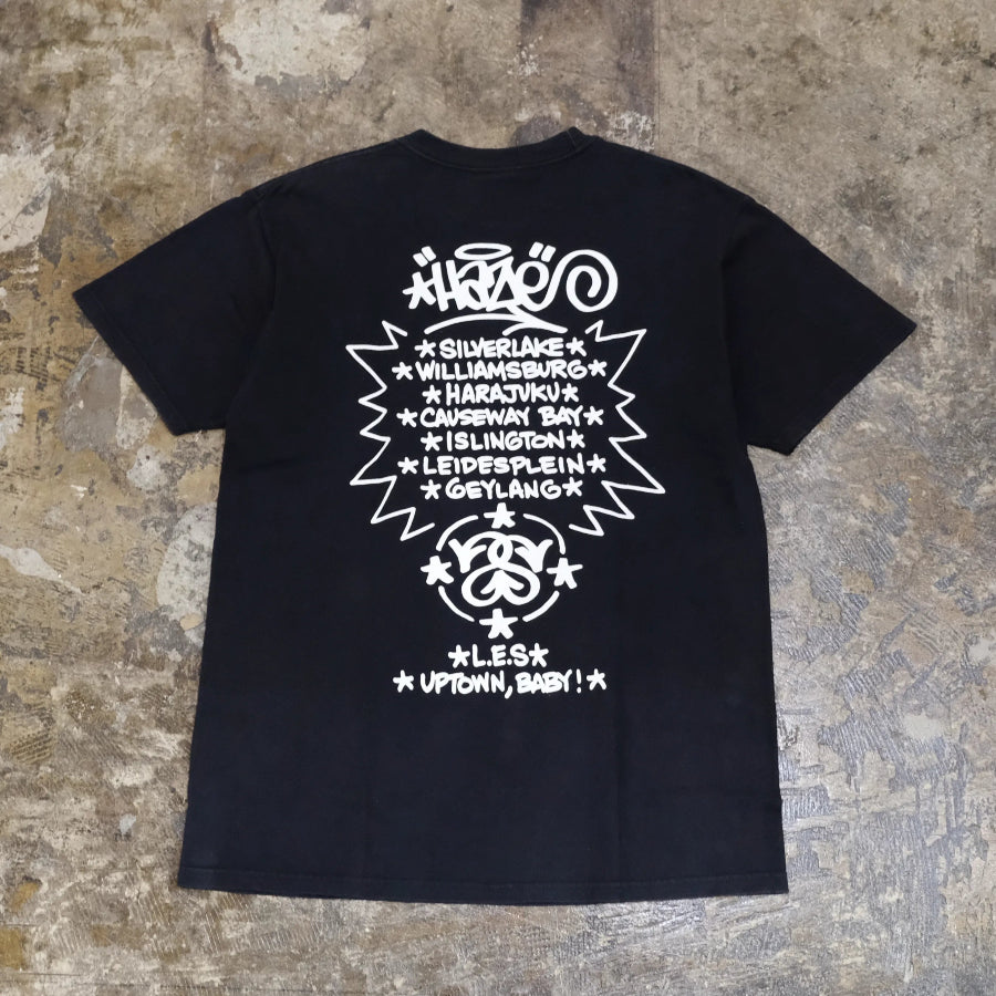 STUSSY HAZE T-SHIRT BLACK