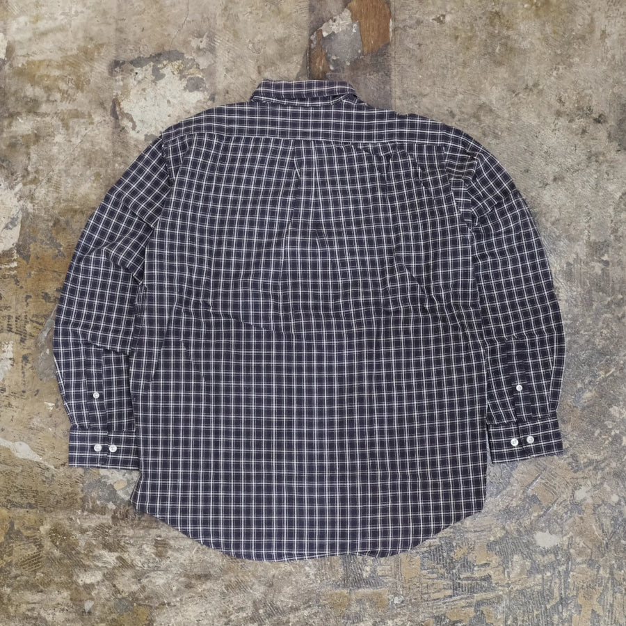 RALPH LAUREN CHECK LONG SLEEVE SHIRT BLACK