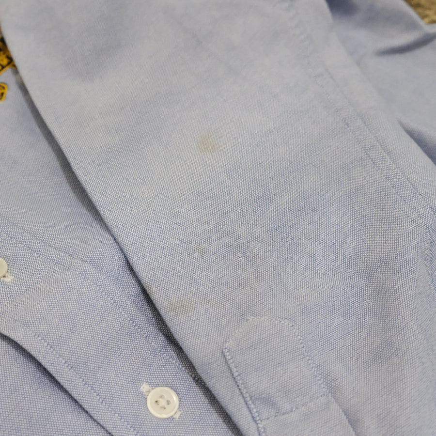 RALPH LAUREN PRL NYC LONG SLEEVE SHIRT LIGHT BLUE