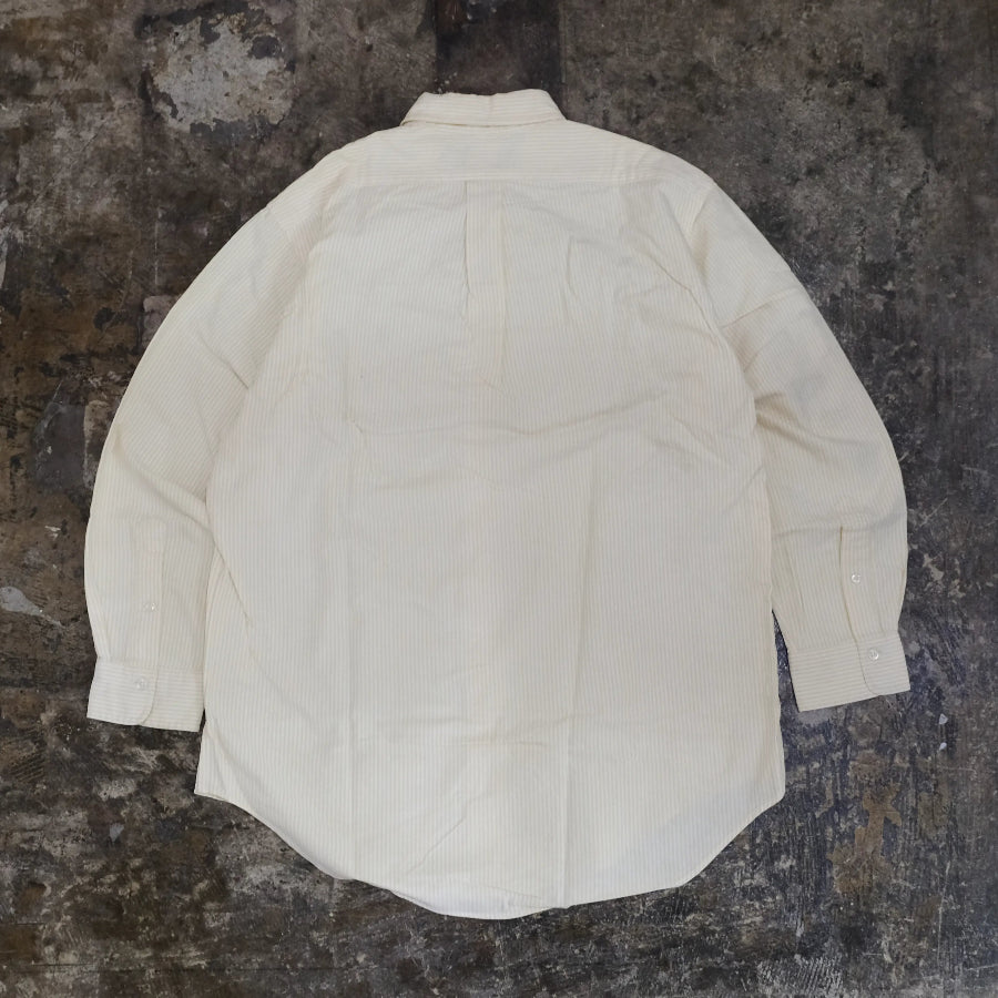 RALPH LAUREN STRIPED LONG SLEEVE SHIRT YELLOW