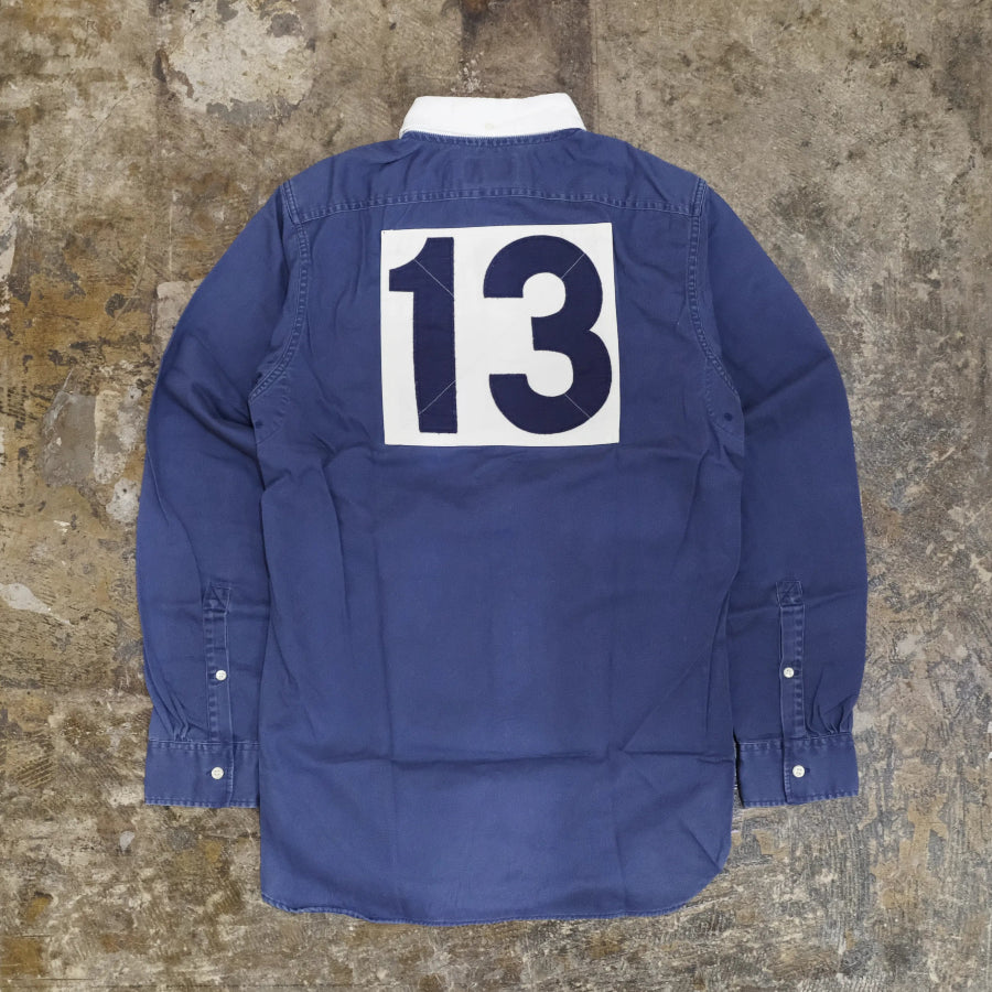 RUGBY RALPH LAUREN LONG SLEEVE SHIRT NAVY