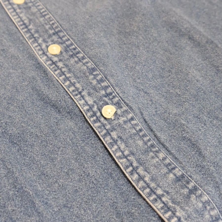 CHAPS RALPH LAUREN DENIM LONG SLEEVE SHIRT INDIGO