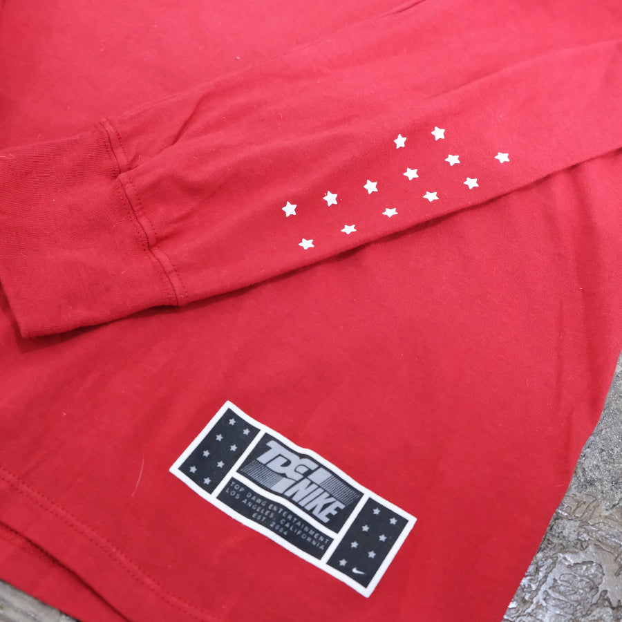 NIKE TDE DAMN T-SHIRT RED