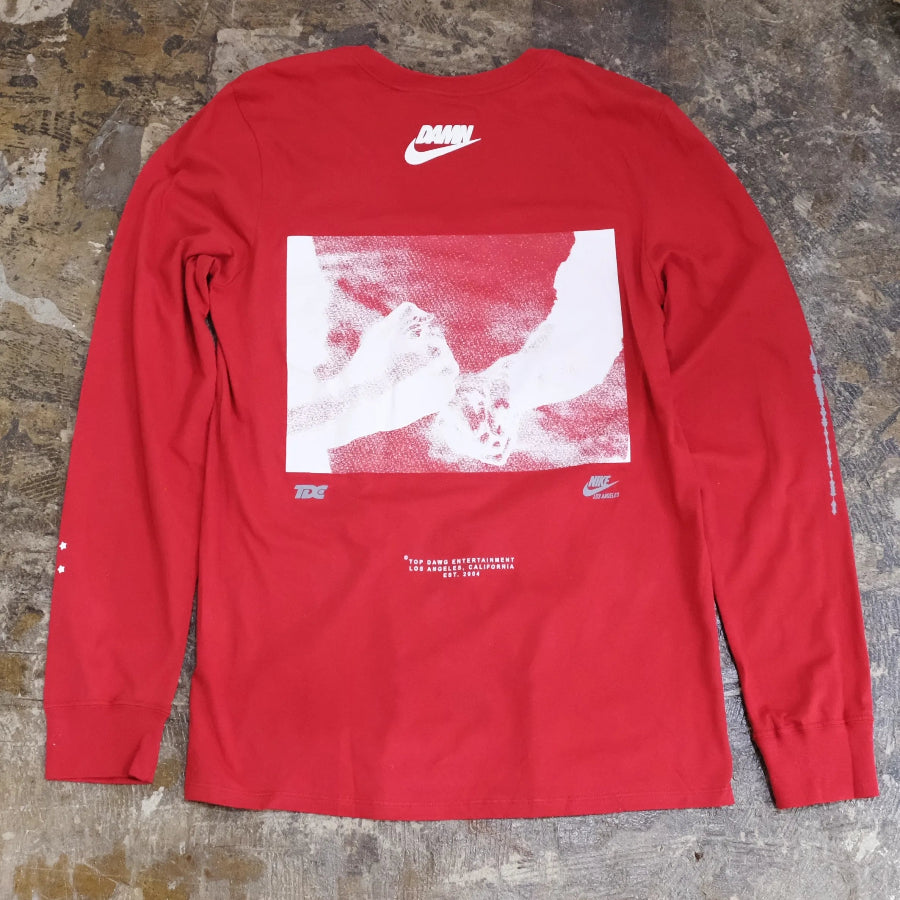 NIKE TDE DAMN T-SHIRT RED