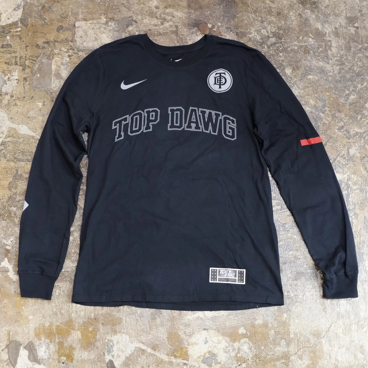 NIKE TDE TOP DAWG T-SHIRT BLACK
