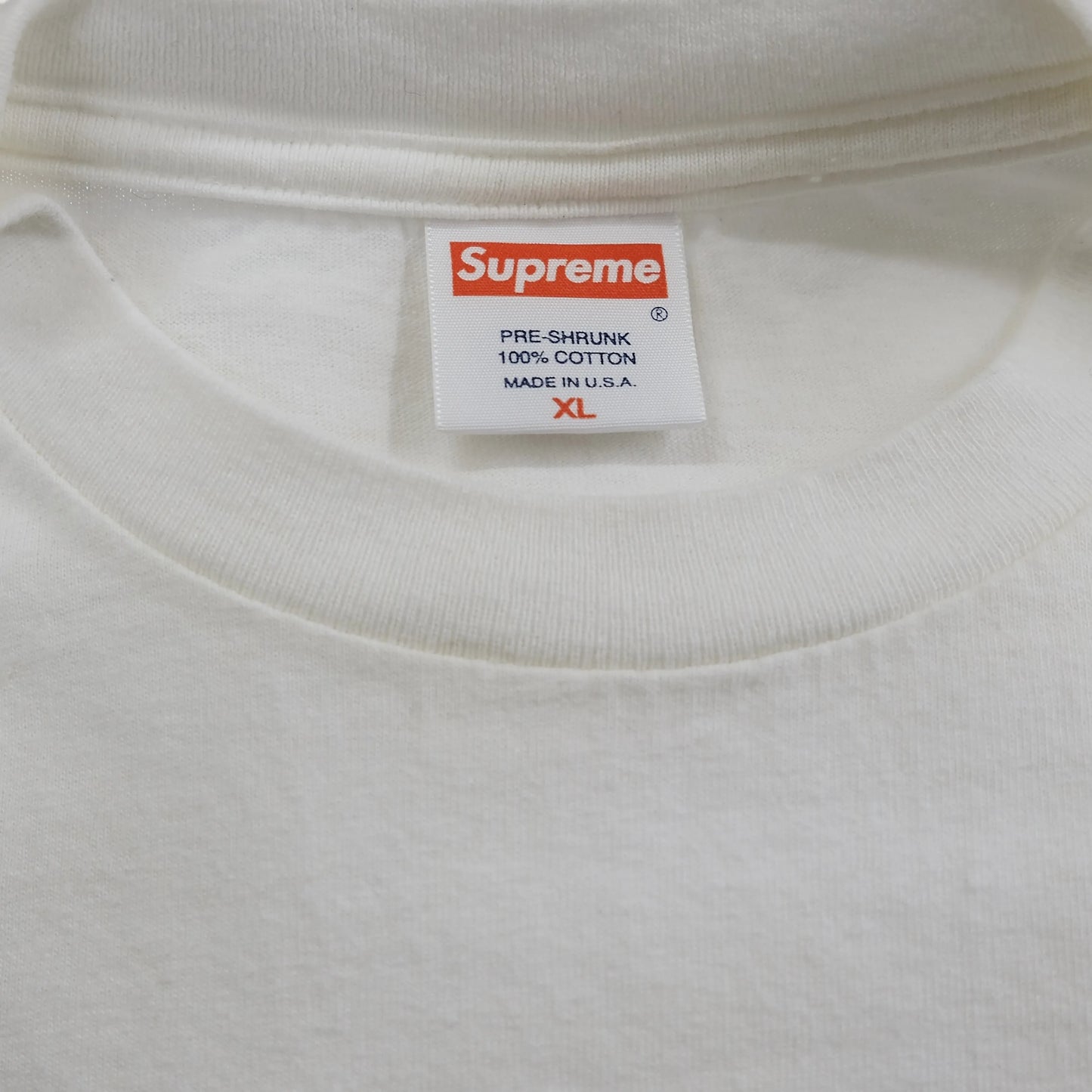 SUPREME BOX LOGO T-SHIRT 2005 WHITE
