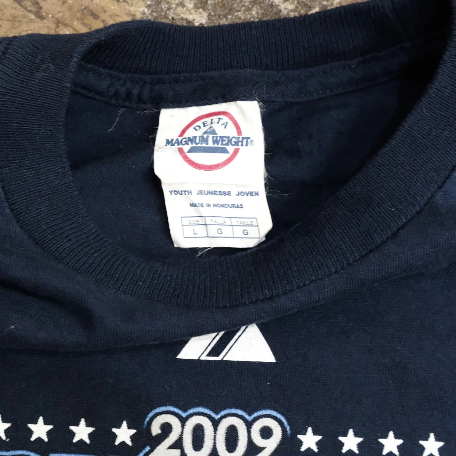 MAJESTIC NY YANKEES 2009 WORLD SERIES CHAMPION T-SHIRT NAVY