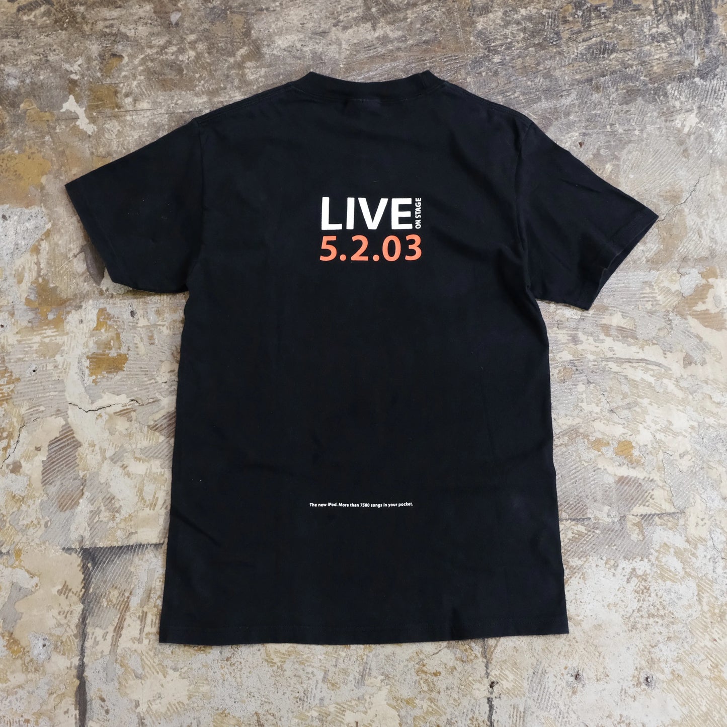 iPod T-SHIRT LIVE 5.2.03 BLACK