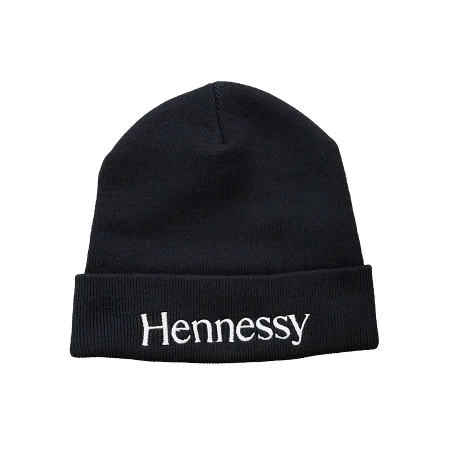VINTAGE SUPREME HENNESSY BEANIE BLACK FW11