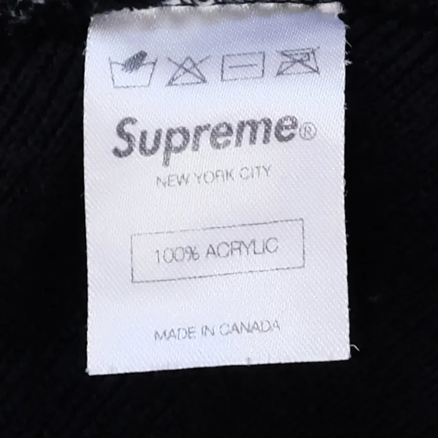 VINTAGE SUPREME HENNESSY BEANIE BLACK FW11