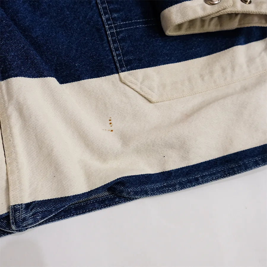VINTAGE POLO RALPH LAUREN DENIM BORDER FIREMAN JACKET