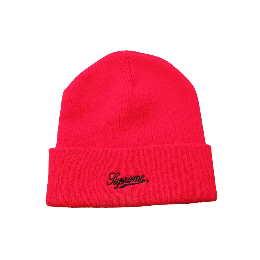 VINTAGE SUPREME HENNESSY BEANIE RED FW11
