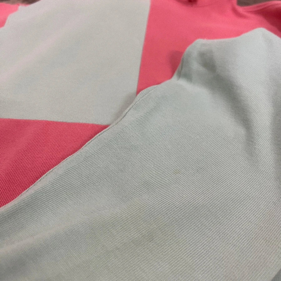 SUPREME COLOR BLOCK HOODY PINK MINT