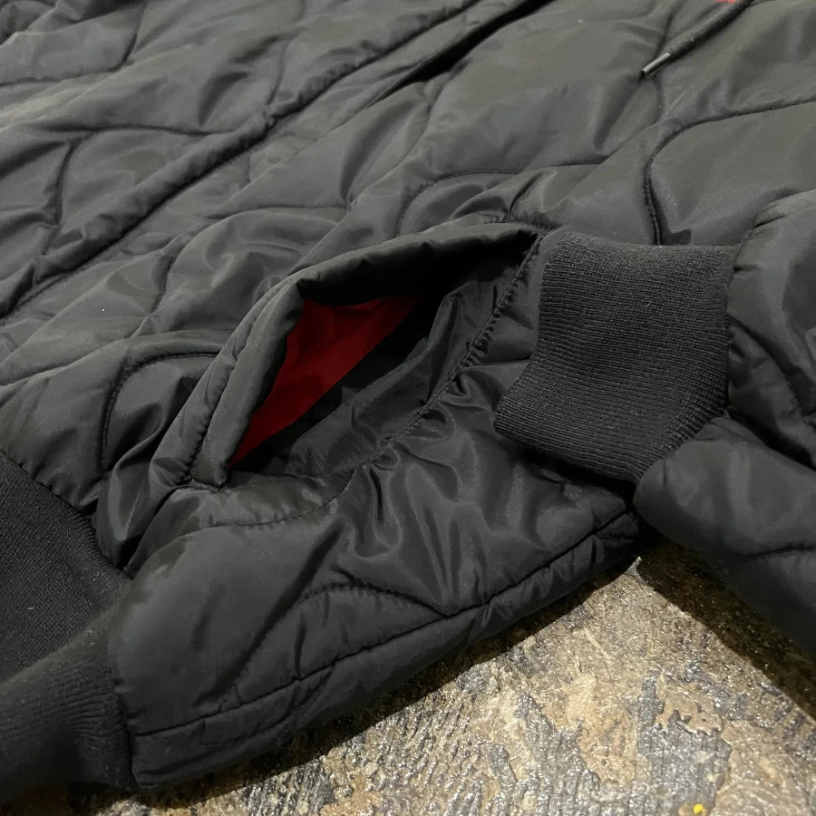 POLO JEANS RALPH LAUREN QUILTING HOODY JACKET BLACK