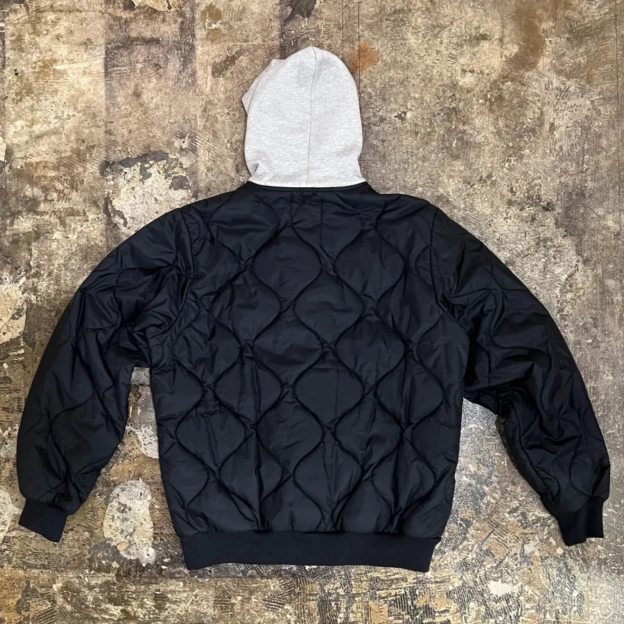 POLO JEANS RALPH LAUREN QUILTING HOODY JACKET BLACK